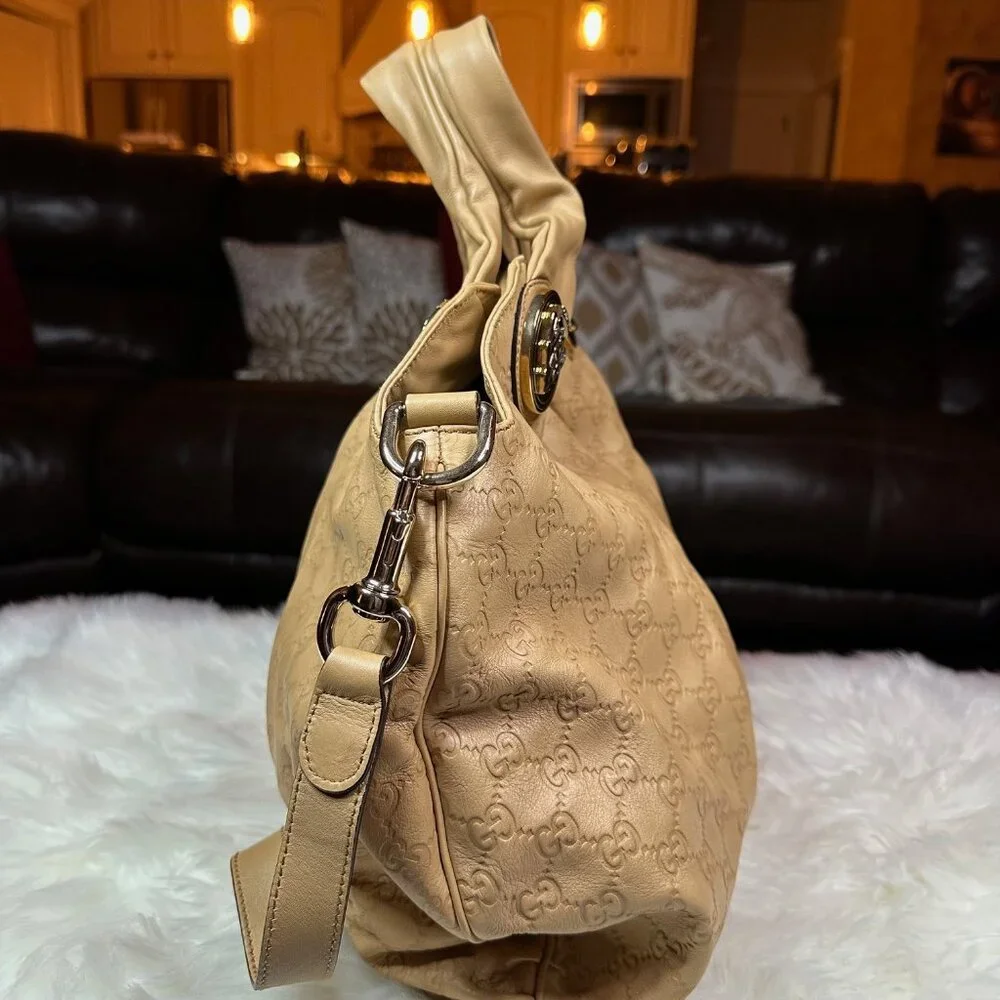 ❌SOLD❌Authentic Gucci Guccissima Leather Large Hysteria Hobo Bag - Picture 7 of 16